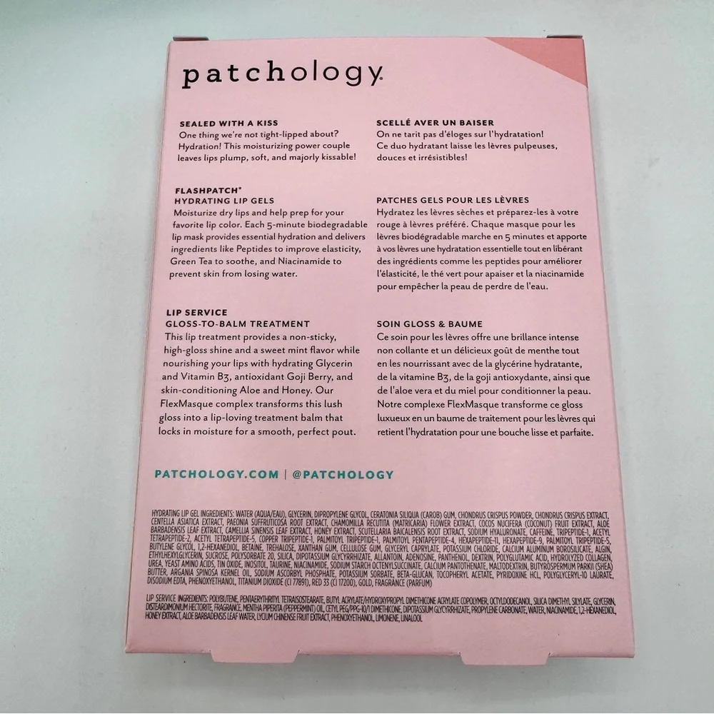 NWT BUNDLE 10x Patchology Kiss & Tell Hydrating and Plumping Lip Sets Mask Balm